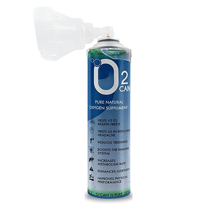 O2 Can Pure Natural Oxygen 10L